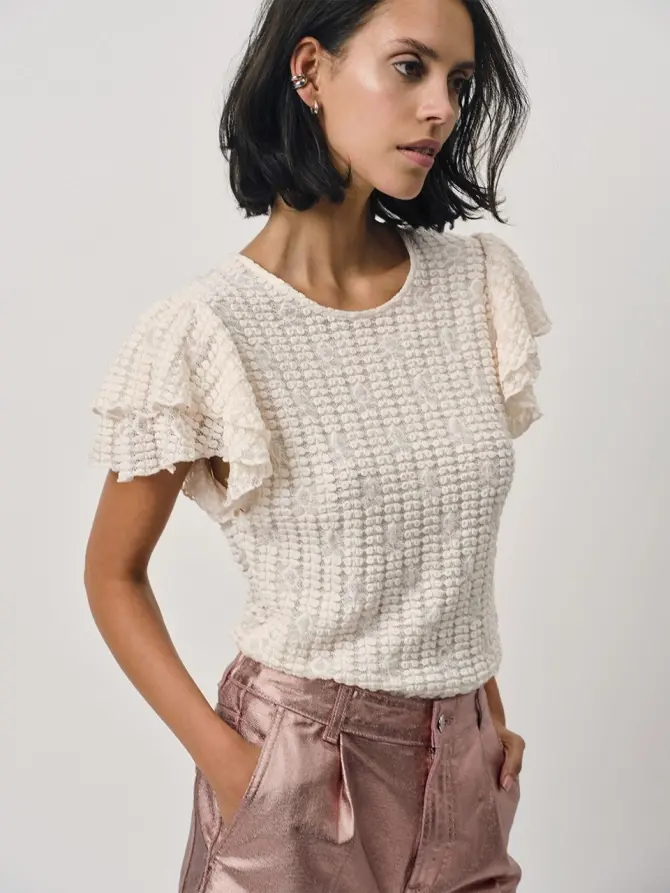 Dante 6 Kanten Top Creme