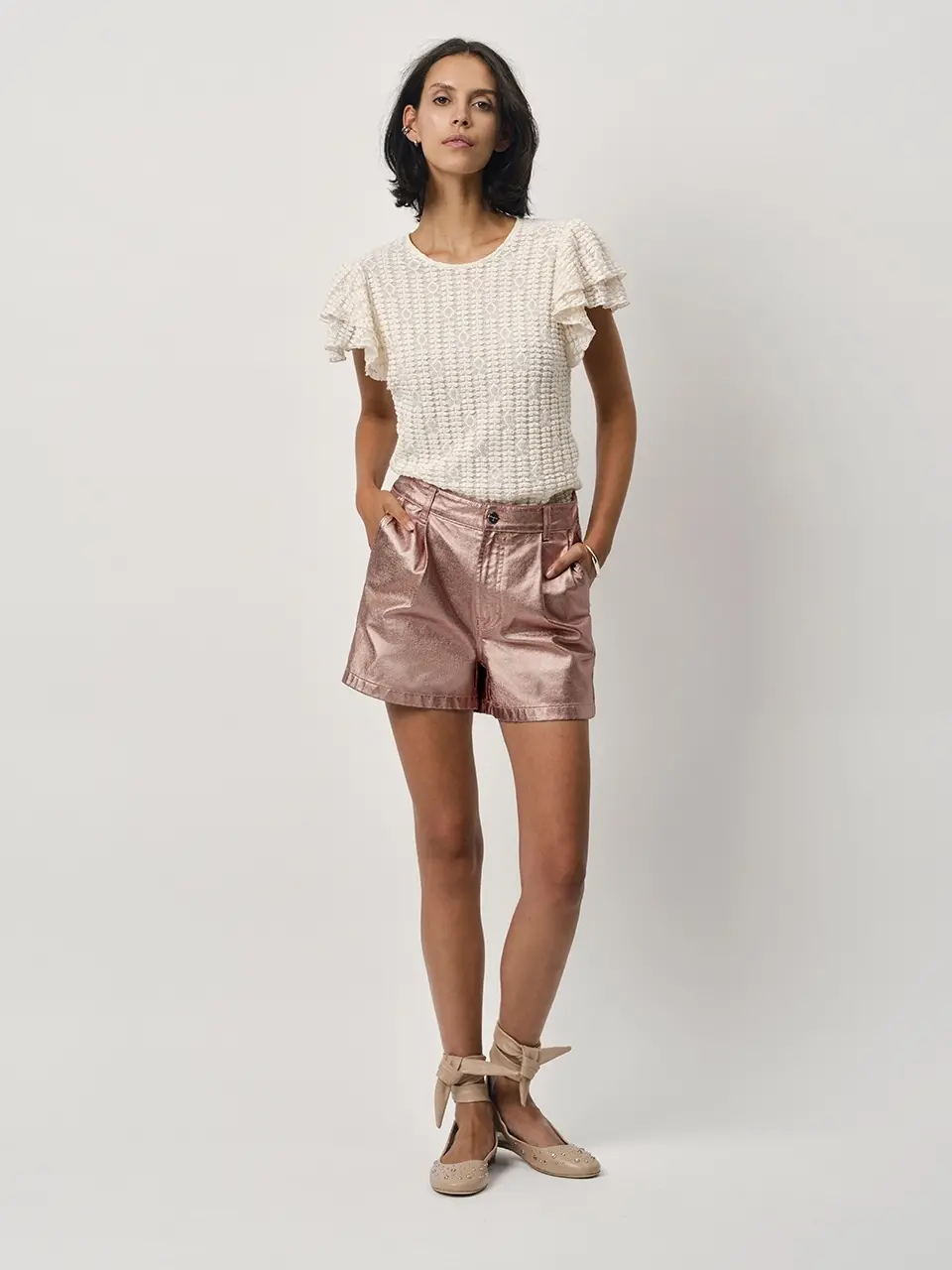 Dante 6 Kanten Top Creme