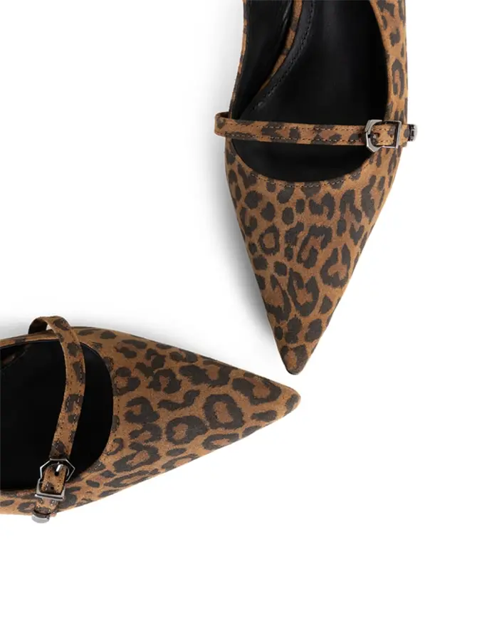 Dante 6 Leopard Slingbacks Multicolour
