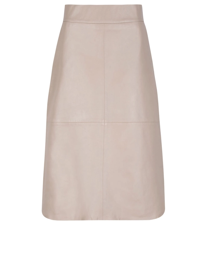 dante 6 Leren rok Taupe