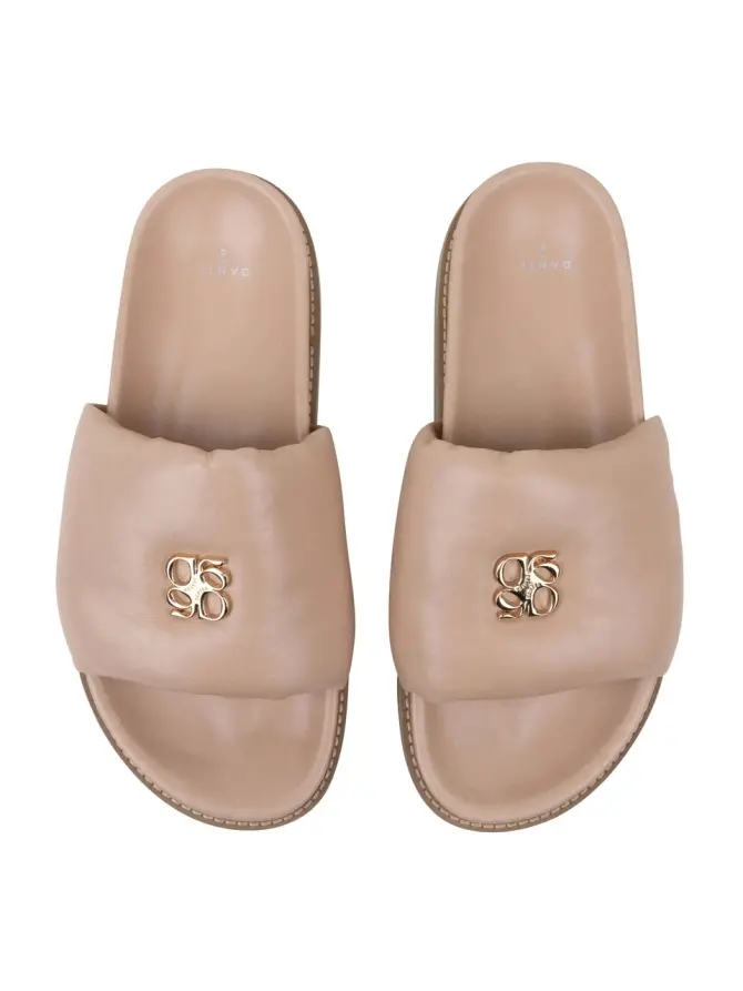 Dante 6 Leren Sandalen Beige