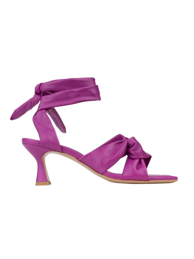 dante 6 Leren sandalen met hak Paars
