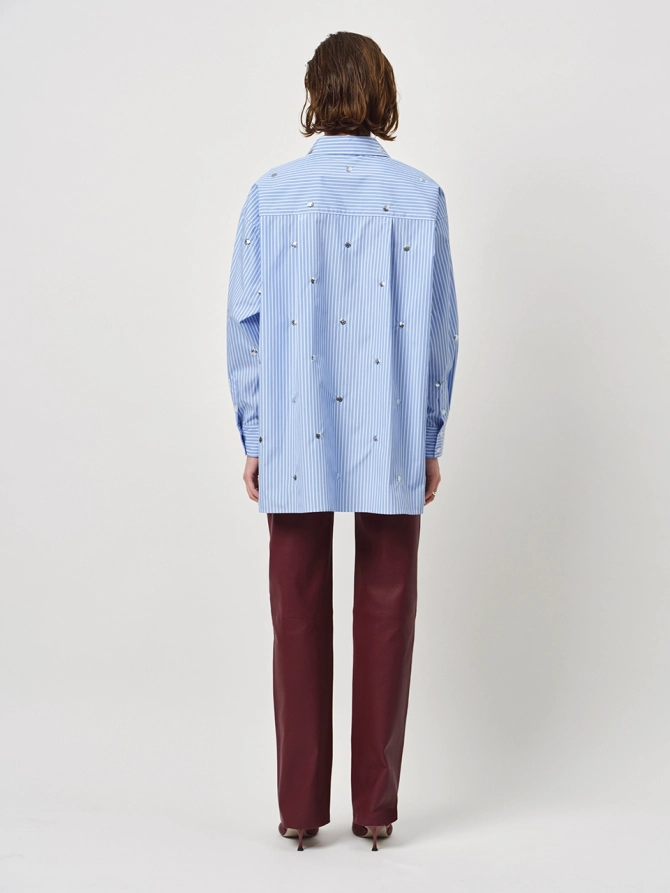 Dante 6 Leren Stretch Broek Rood