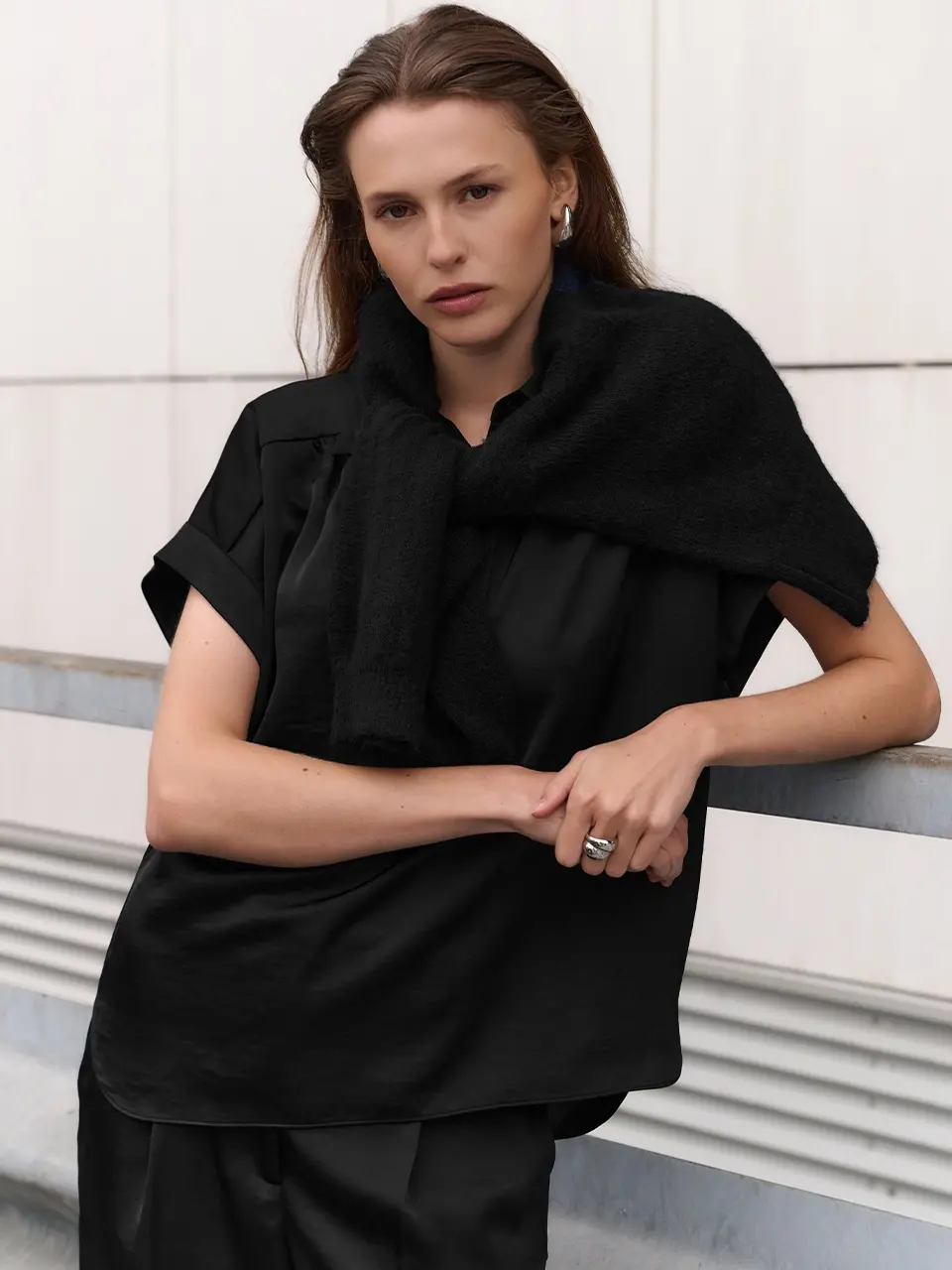 Dante 6 Loose Fit Shirt Zwart