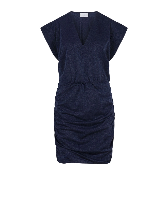 dante 6 Lurex mini-jurk Donkerblauw