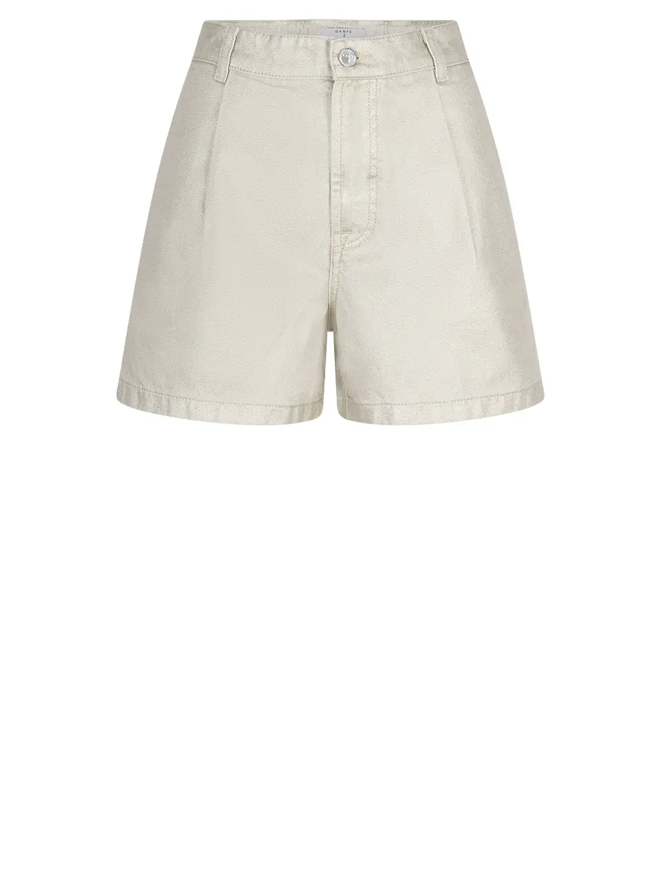 Dante 6 Metallic Denim Short Champagne Metallic