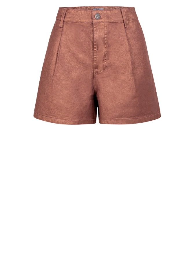 dante 6 Metallic denim short Rose metallic
