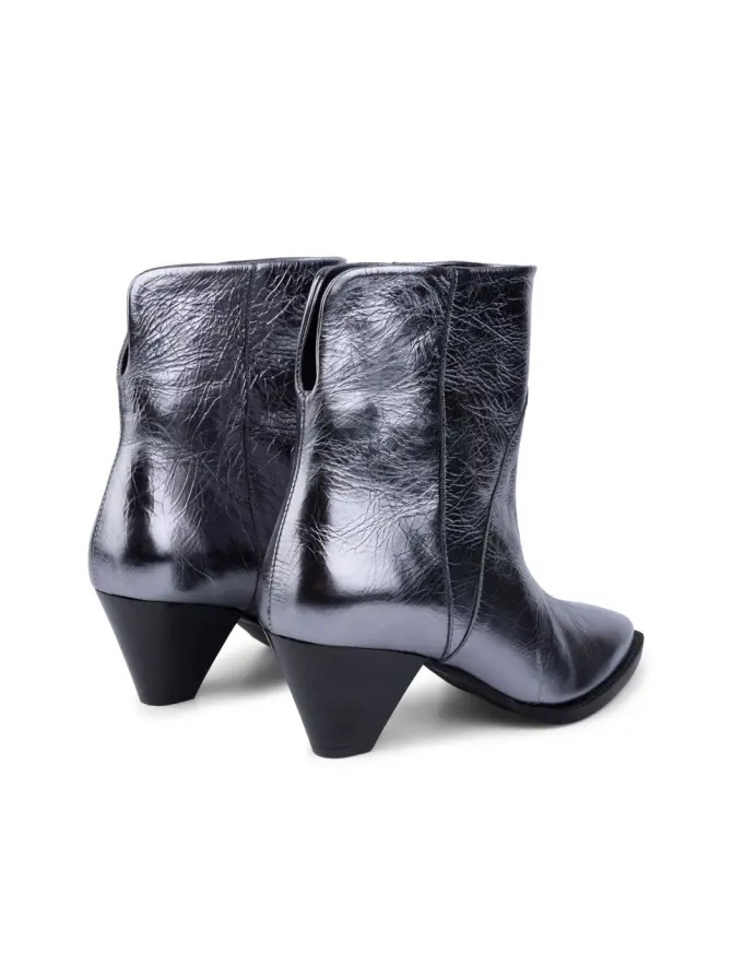 Dante 6 Metallic Enkellaarsjes Lila