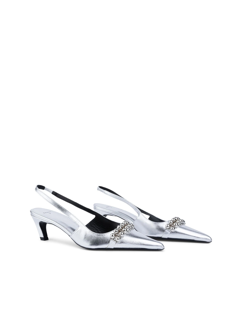 Dante 6 Metallic Slingbacks Zilver