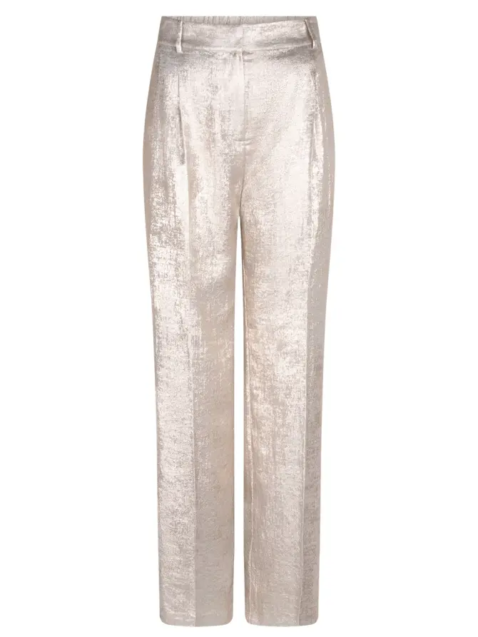 dante 6 Metallic wijde broek Champagne