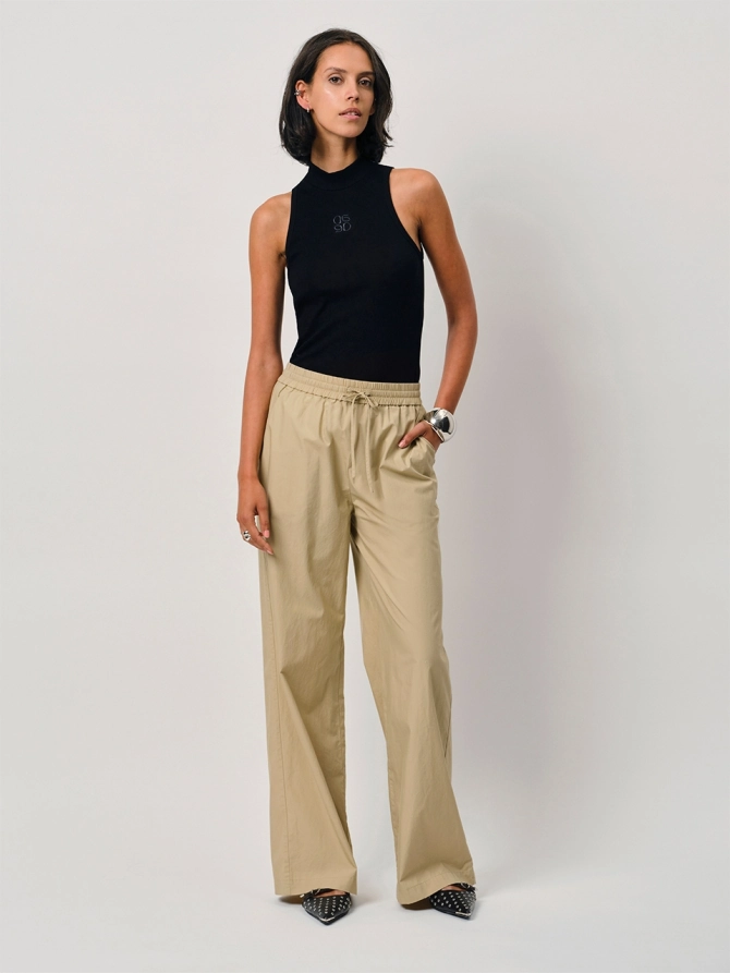 Dante 6 Mockneck Logo Tanktop Zwart