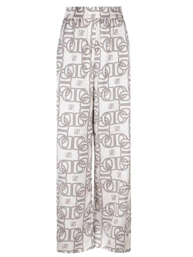 dante 6 Monogram broek Creme