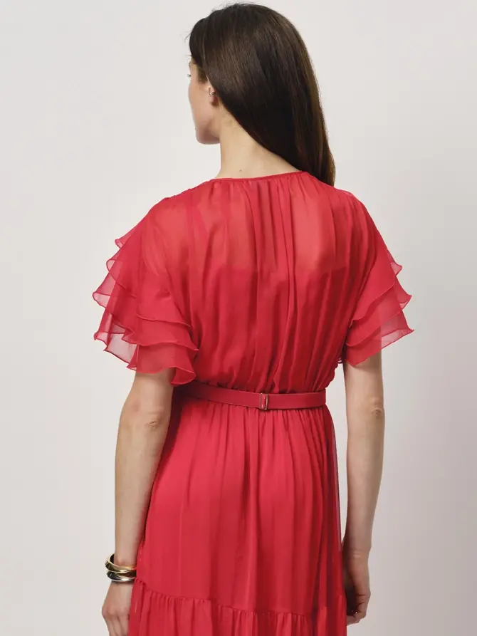 Dante 6 Monogram Riem Rood