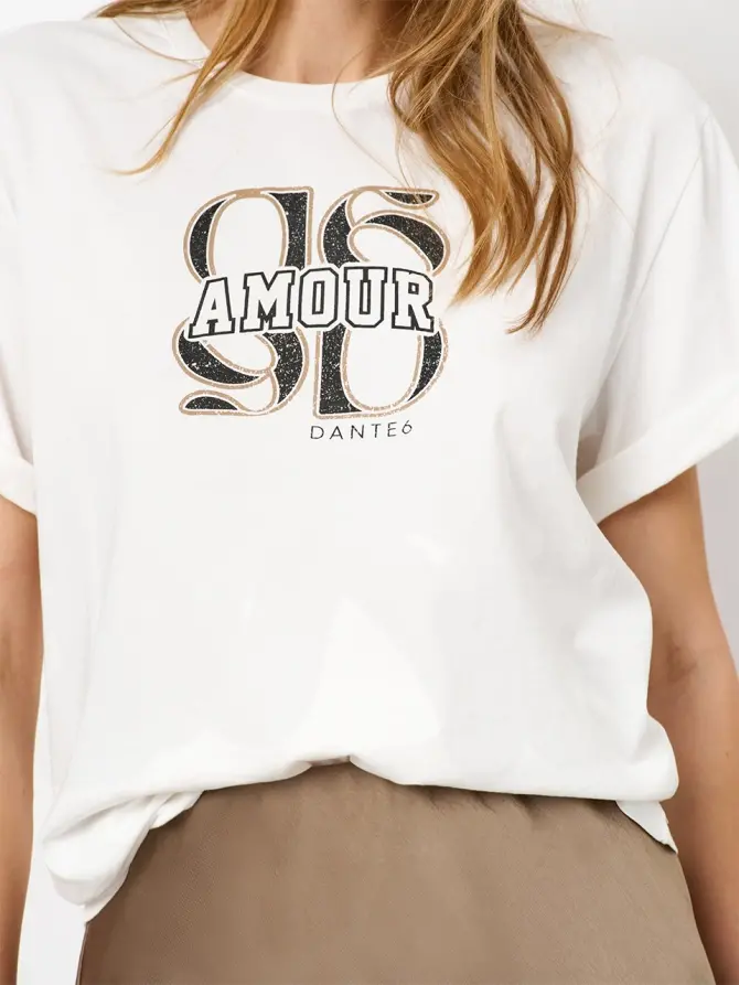 Dante 6 Monogram T-shirt Wit