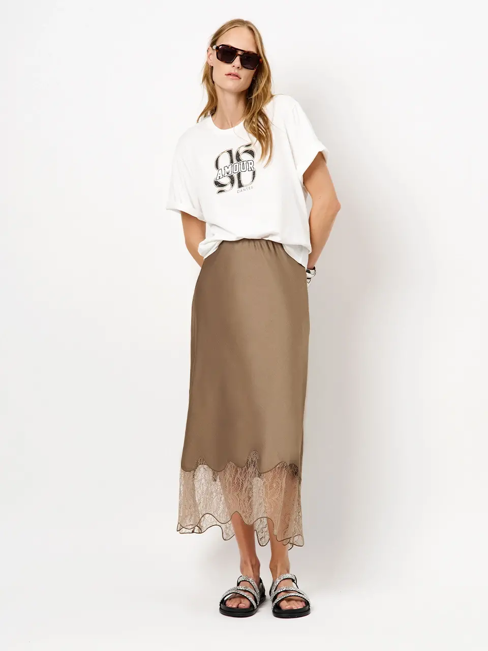 Dante 6 Monogram T-shirt Wit