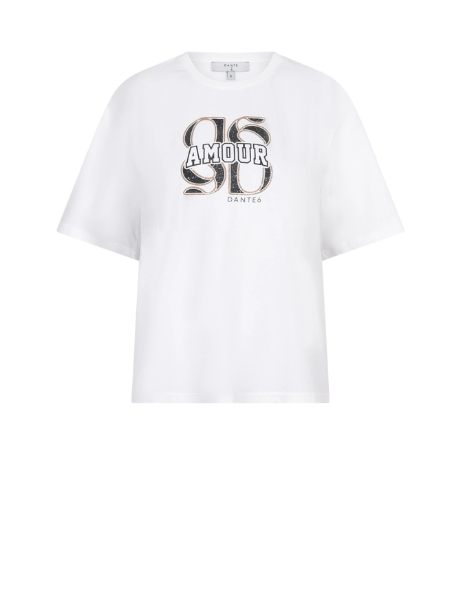 dante 6 Monogram T-shirt Wit