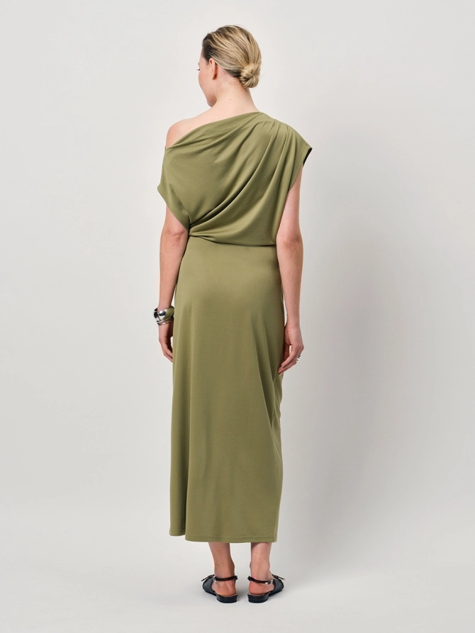 Dante 6 Off Shoulder Maxi-jurk Groen