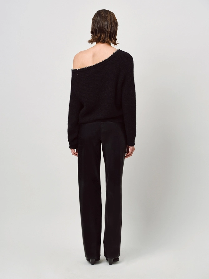Dante 6 Off-shoulder Trui Zwart