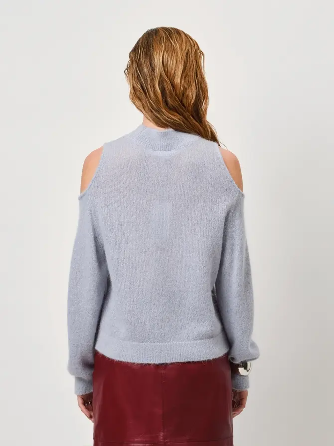 Dante 6 Open-schouder Trui Blauw