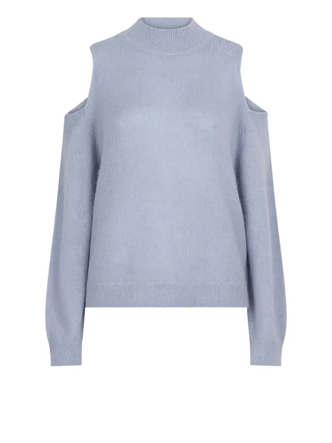 dante 6 Open-schouder trui Blauw