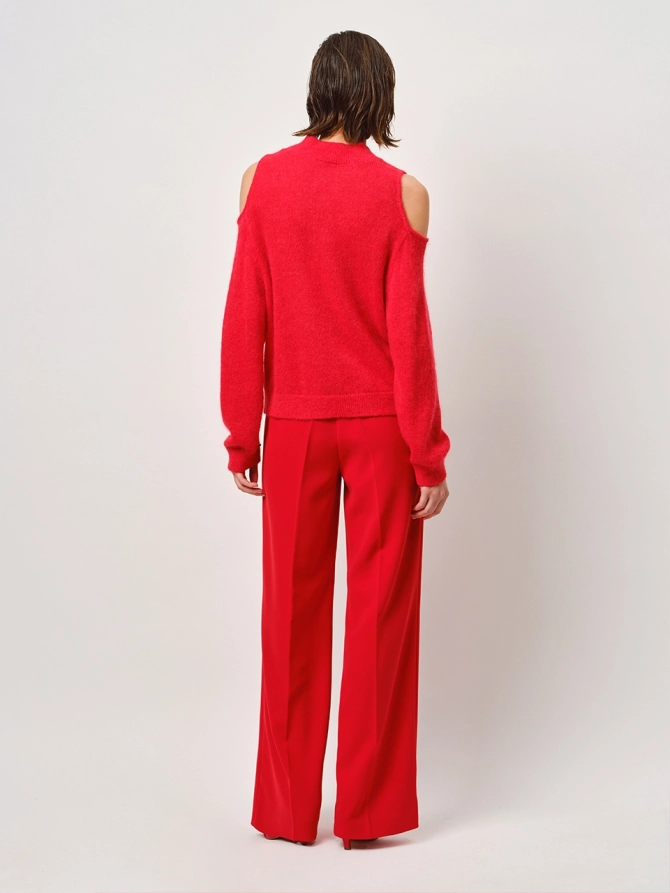 Dante 6 Open-schouder Trui Rood