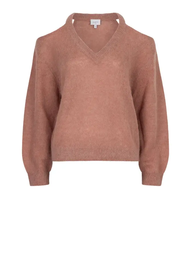 dante 6 Open schouder trui Roze