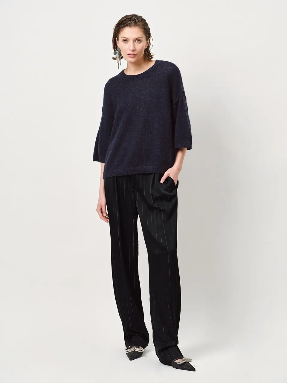 Dante 6 Oversized Boxy Fit Blauw