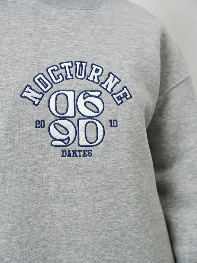Dante 6 Oversized Logo Trui Grijs