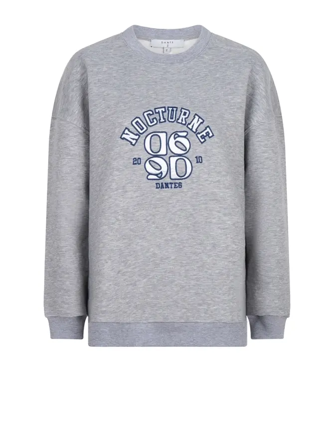 dante 6 Oversized logo trui Grijs