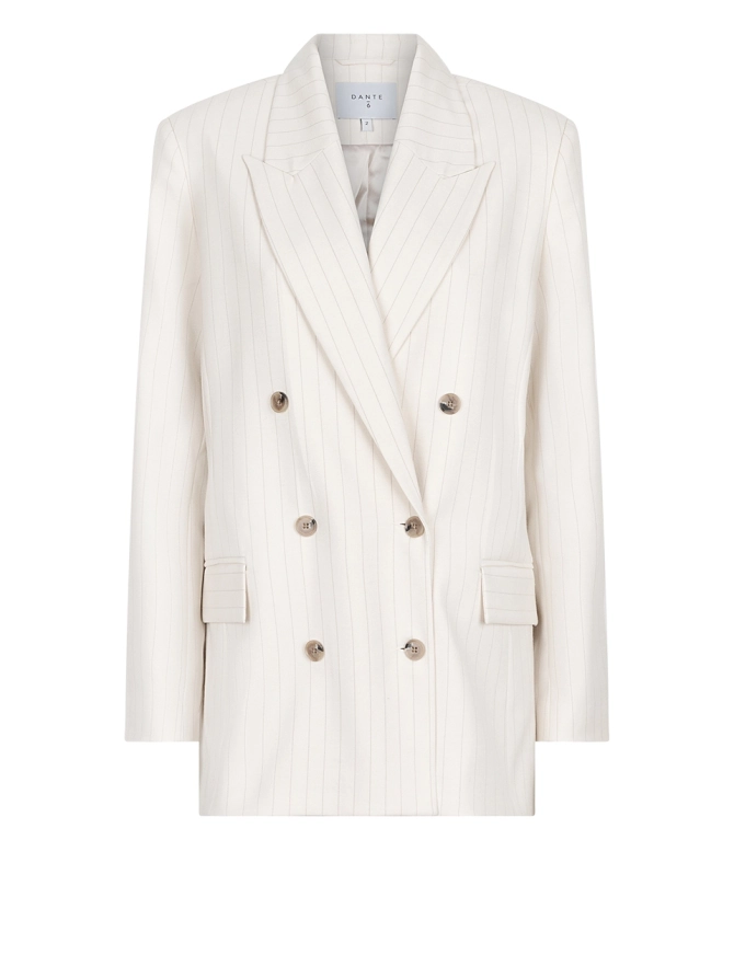 dante 6 Oversized pinstripe blazer Off-white