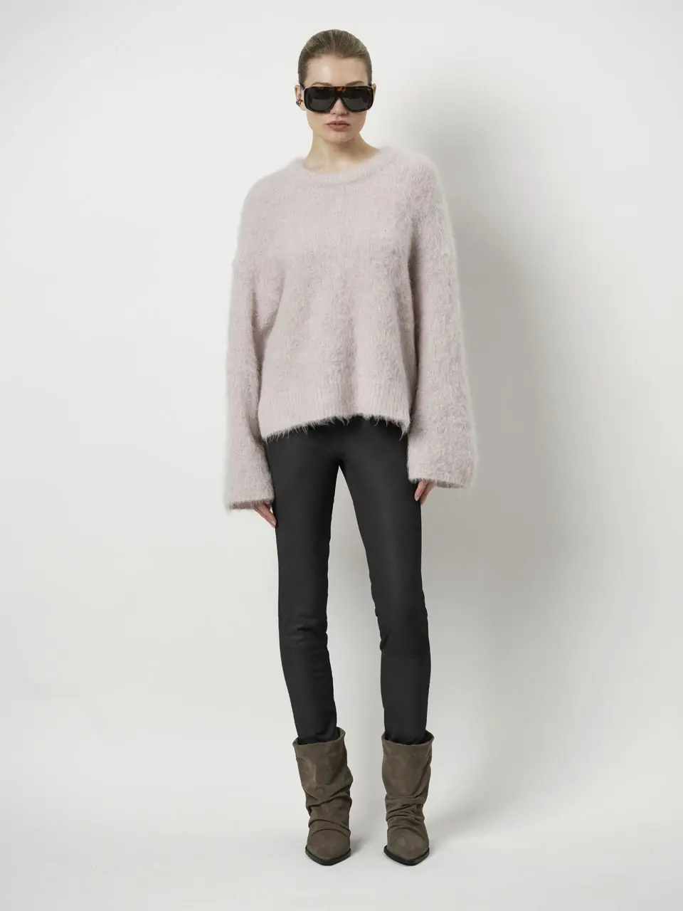 Dante 6 Oversized Trui Lichtroze