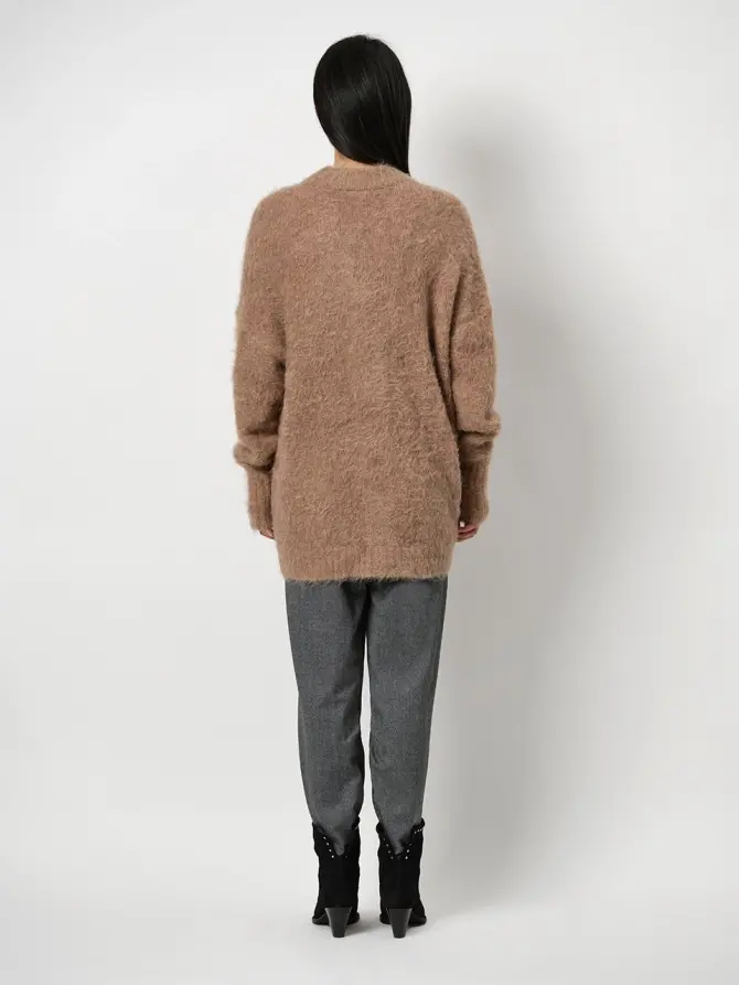 Dante 6 Oversized Vest Bruin