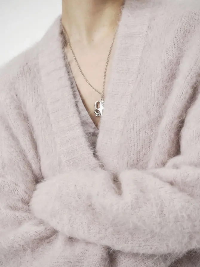 Dante 6 Oversized Vest Lichtroze