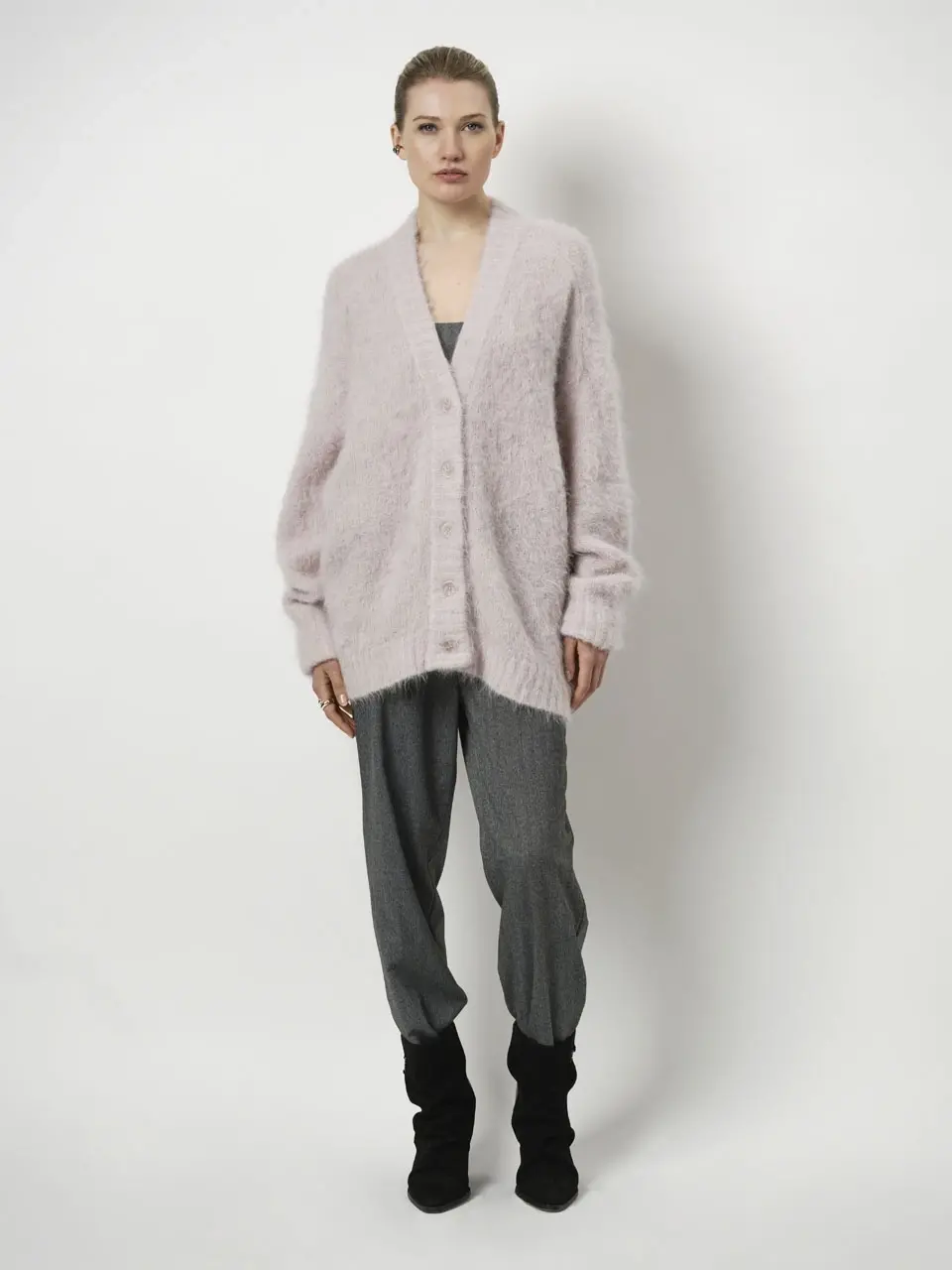 Dante 6 Oversized Vest Lichtroze