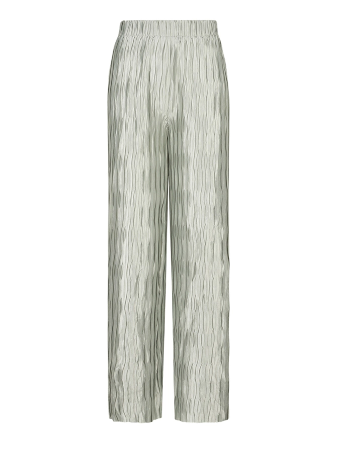 dante 6 Plissé broek Lichtgroen