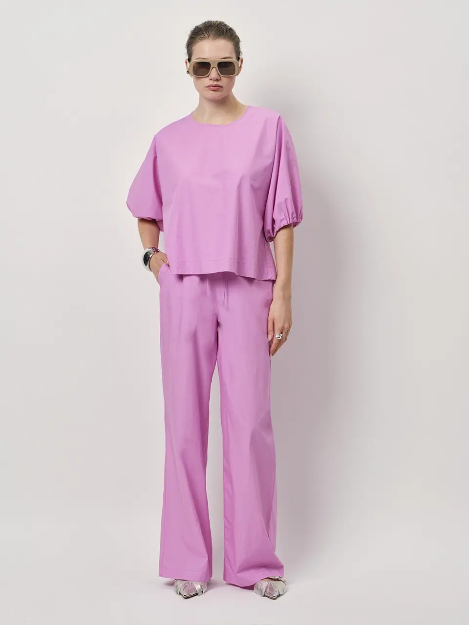 Dante 6 Poplin Broek Roze