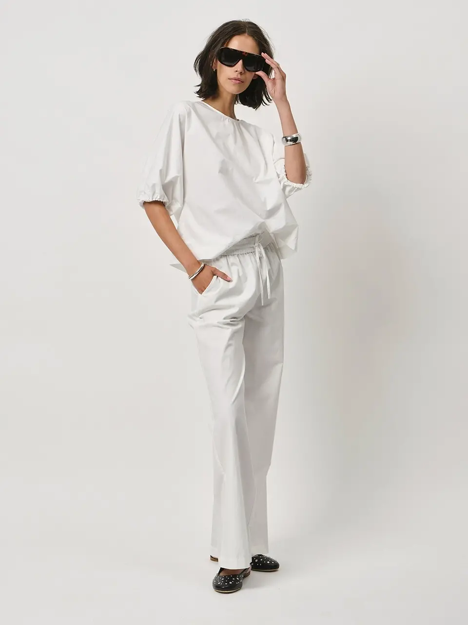 Dante 6 Poplin Broek Wit