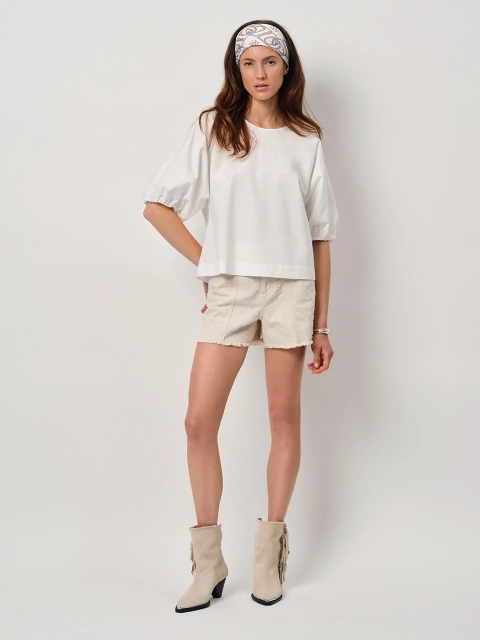 Dante 6 Raw Denim Short Creme