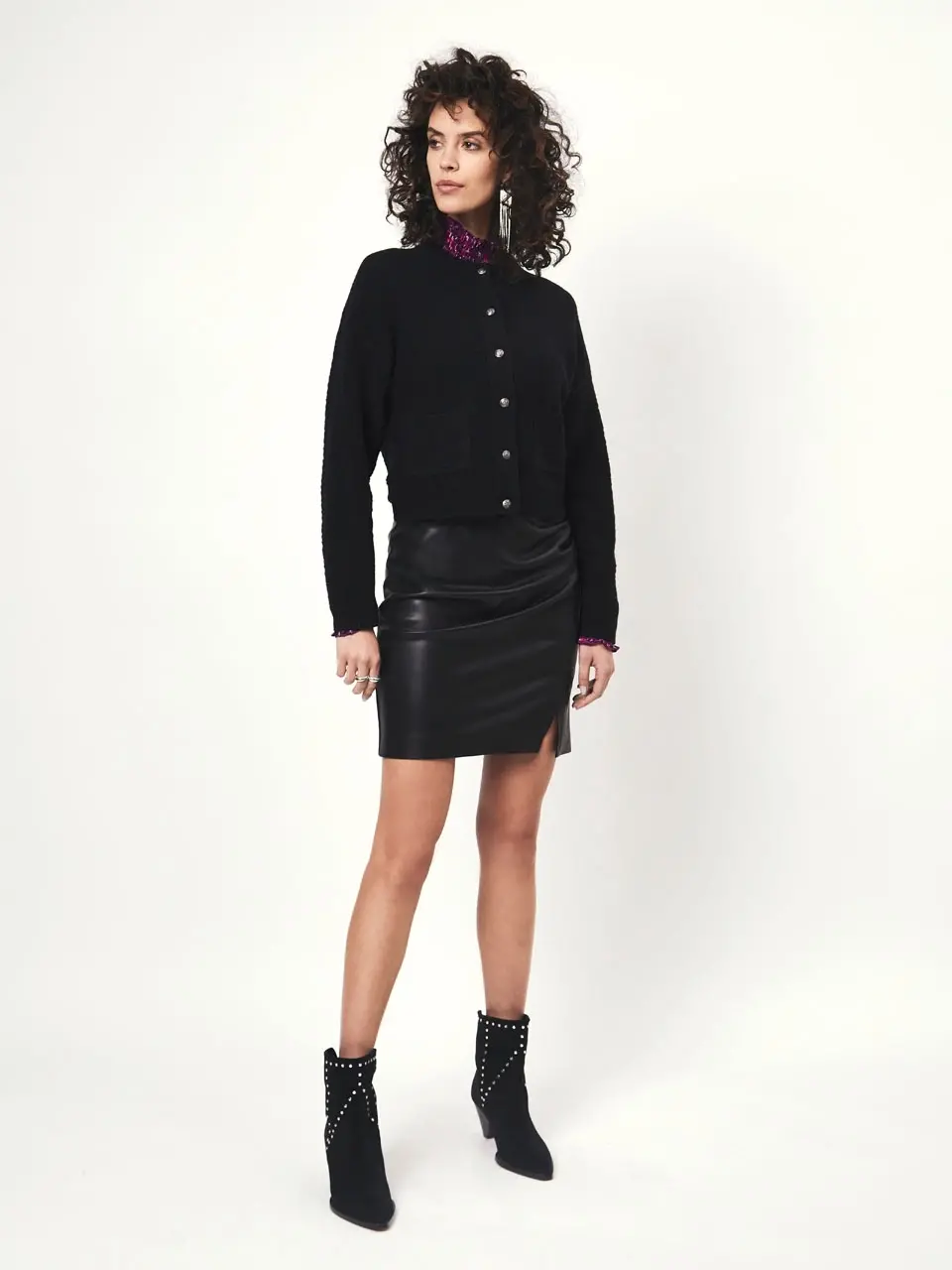 Dante 6 Rok Van Imitatieleer Zwart