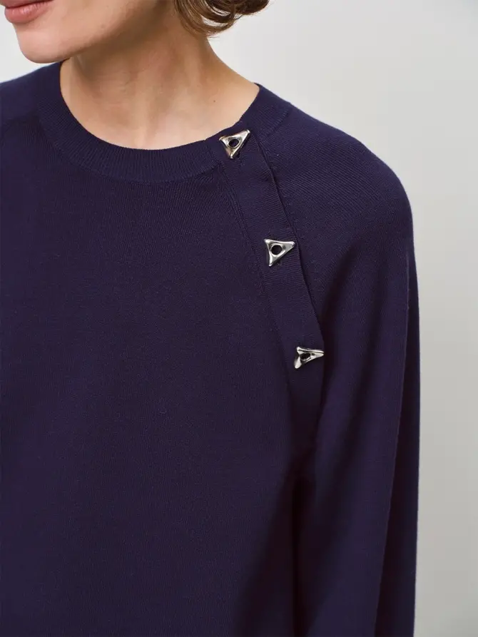 Dante 6 Ronde Hals Trui Blauw