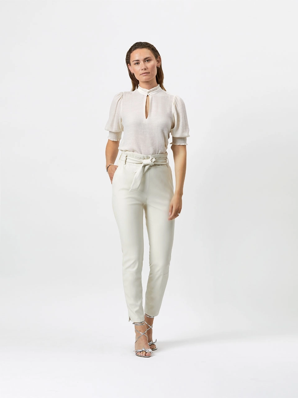 Dante 6 Ruffle Top Creme