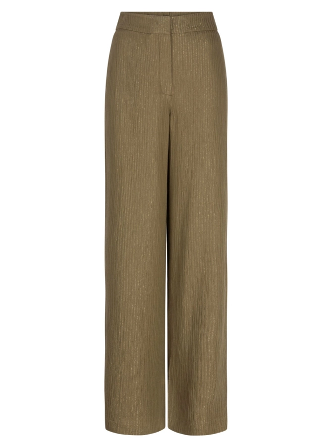 dante 6 Ruimvallende wijde broek Groen