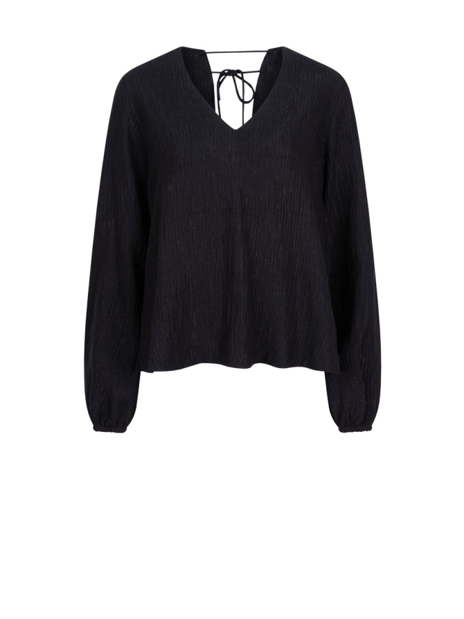 dante 6 Ruimvallende wijde top Zwart