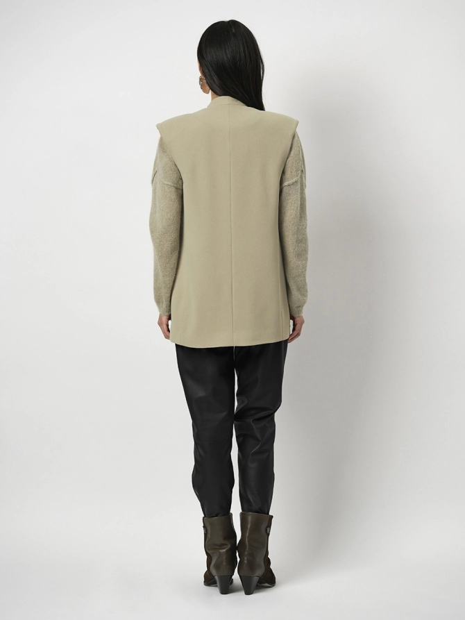 Dante 6 Single-breasted Gilet Lichtgroen