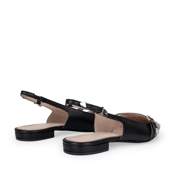 Dante 6 Slingbacks Met Studs Zwart