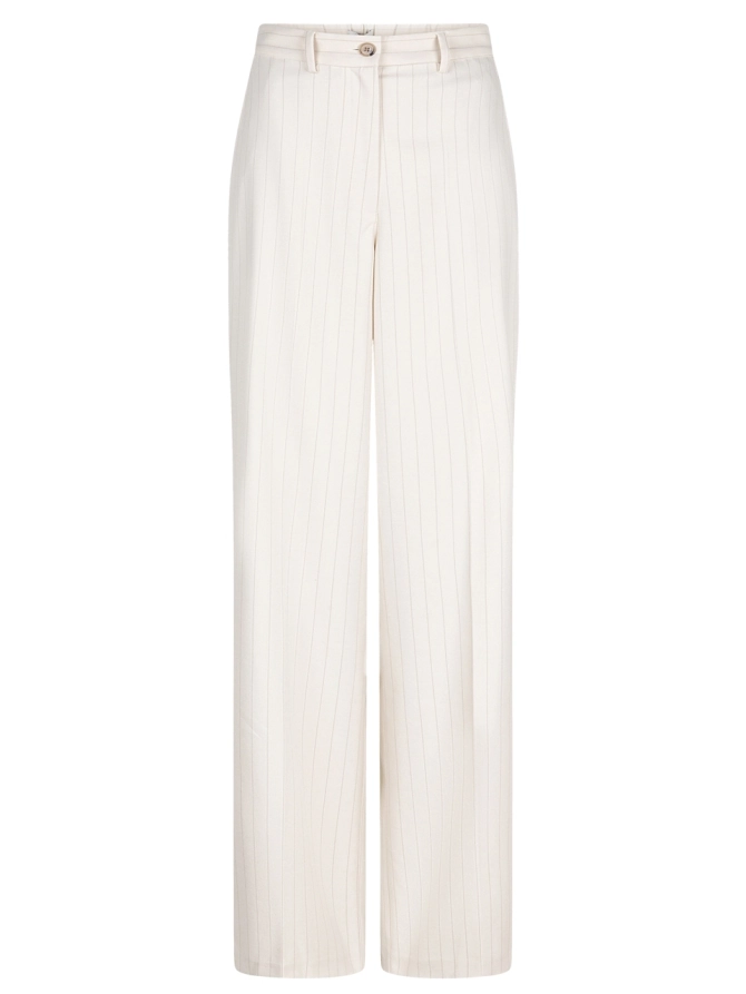 dante 6 Straight pinstripe broek Off-white