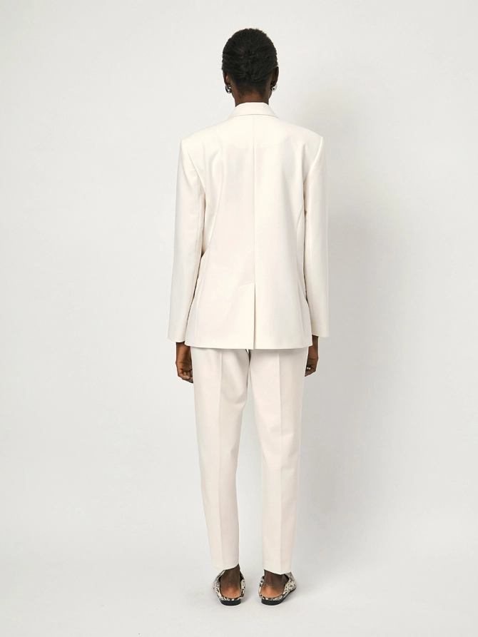 Dante 6 Tapered Fit Broek Creme