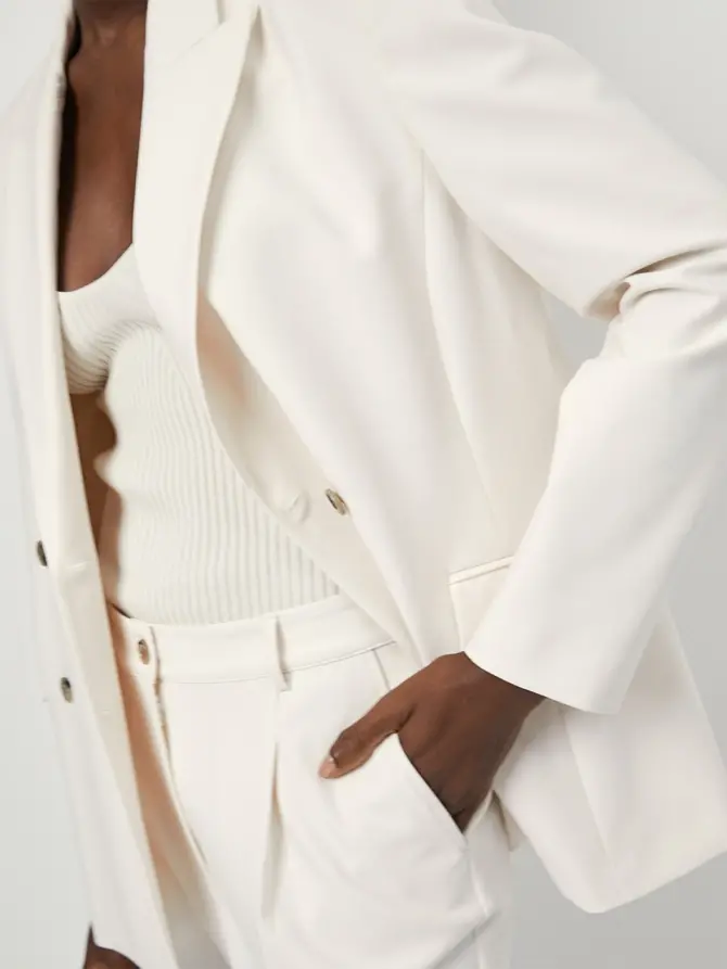 Dante 6 Tapered Fit Broek Creme