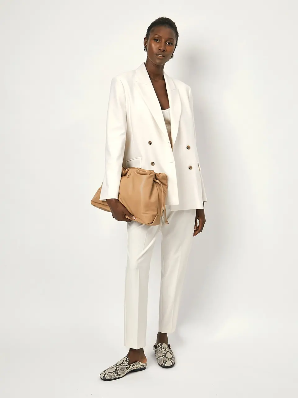 Dante 6 Tapered Fit Broek Creme