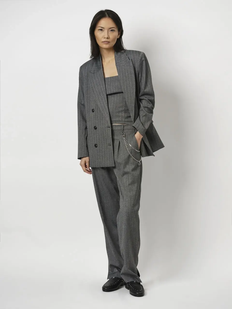 Dante 6 Tapered Fit Broek Donkergrijs